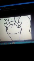 Drawing Drum Majorette Camma