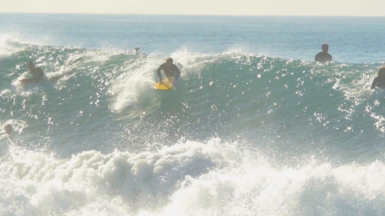 Joel Tudor and Local Crew Tap into Hurricane Rosa in Newport | Amp Sessions  | SURFER
