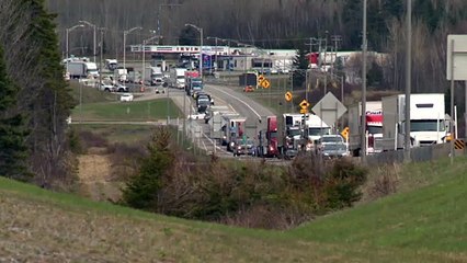 Dynamitage route 185 Saint-Antonin