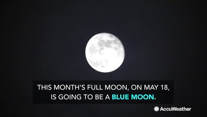 Catch the Blue Moon rising on May 18