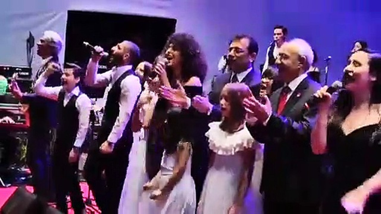 Kılıçdaroğlu, İmamoğlu ve Kaftancıoğlu, çocuk korosuyla birlikte söyledi: Her şey güzel olacak