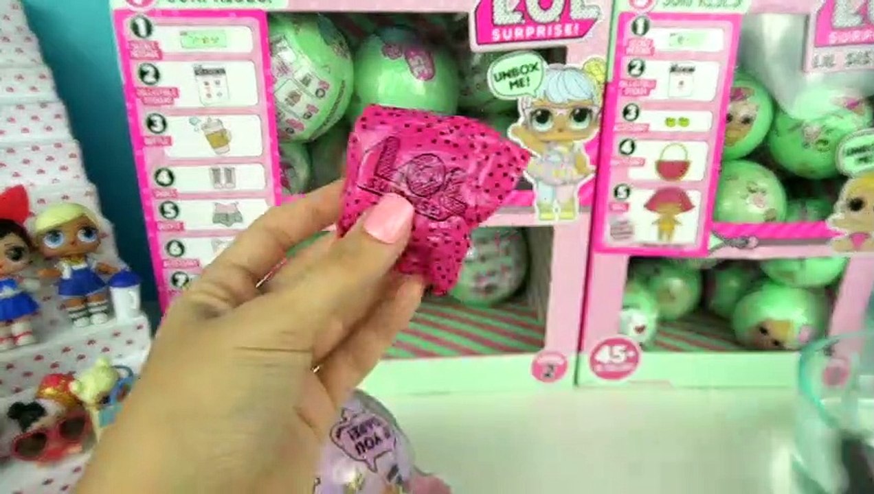 LOL Surprise Series 2 & LiL Sisters Whole Case - Baby Dolls Cry Spit Pee Color Change