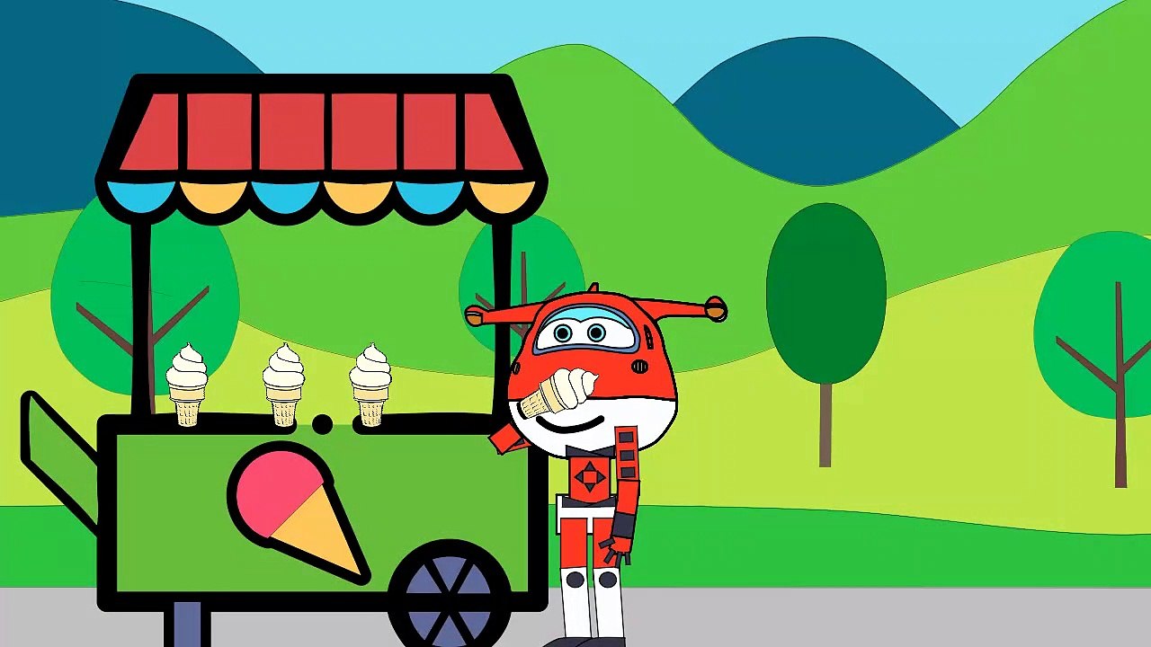 Cartoon Animation for Children Super Wings Jett and Dizzy Getting Sick