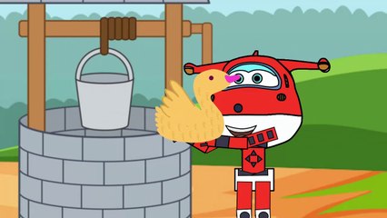 Super Wings Characters and Friends Duck Cartoon Rhymes for Childreen