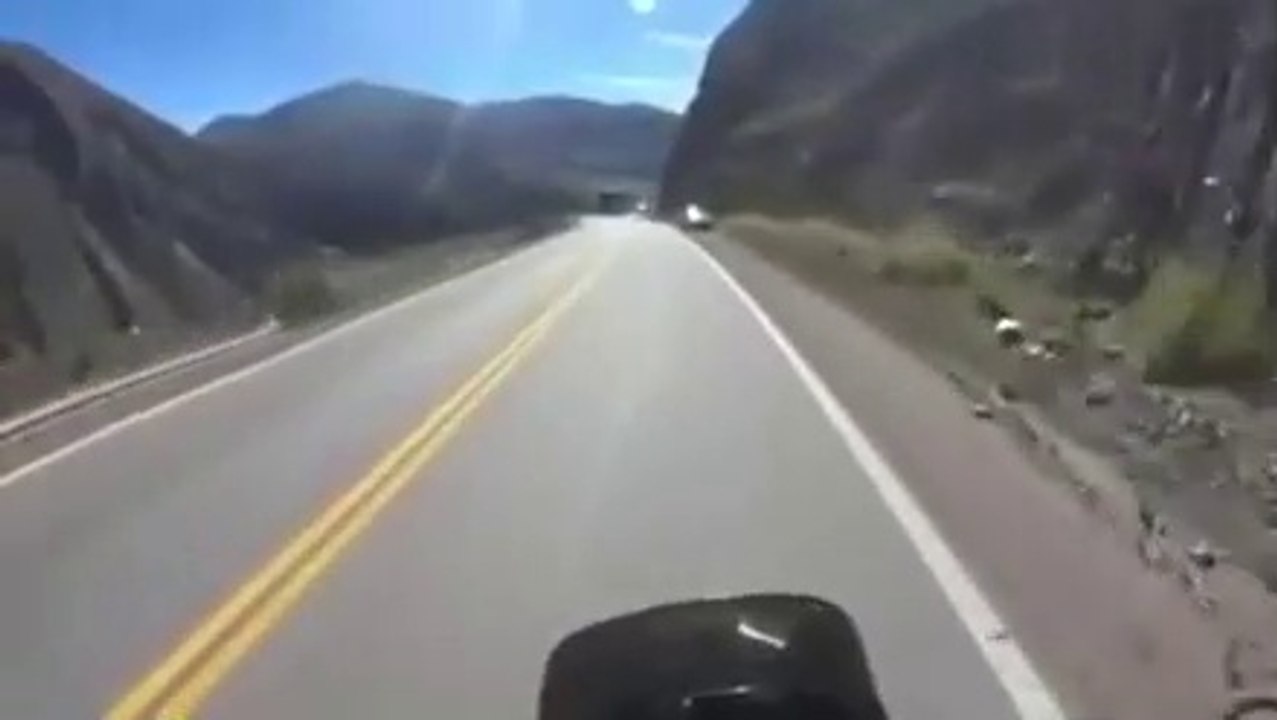 Motorista se salvó de milagro