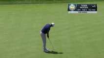 Woods drains huge putt for eagle