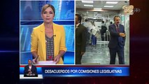 Desacuerdos en Asamblea por comisiones legislativas