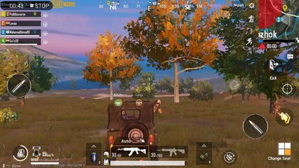 Running After Drop With Wealed Car Pubg game