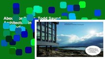 About For Books  Todd Saunders  Architecture in Northern Landscapes  For Kindle