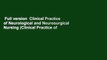Full version  Clinical Practice of Neurological and Neurosurgical Nursing (Clinical Practice of