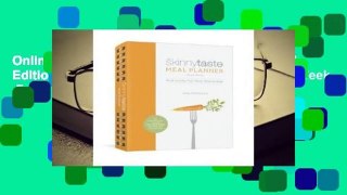 Online The Skinnytaste Meal Planner, Revised Edition: Track and Plan Your Meals, Week-By-Week  For