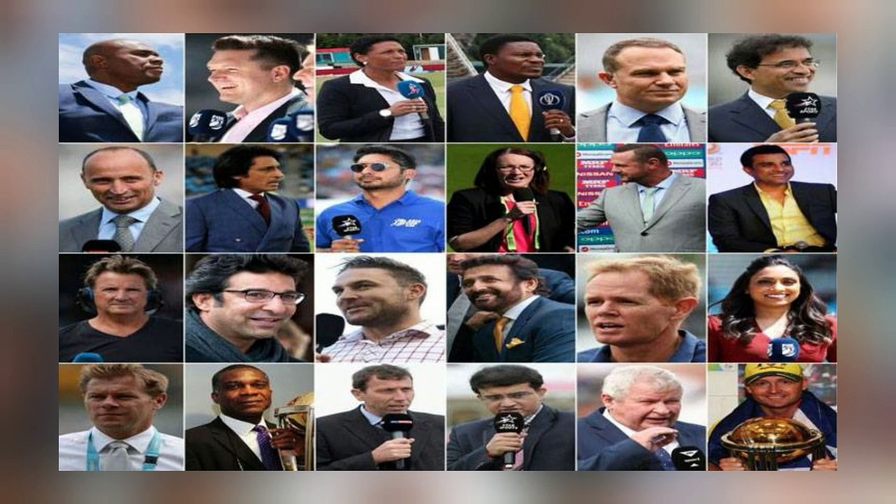 ICC names Commentators for World Cup 2019 England & Wales, 3 Indian Commentators at World Cup 2019