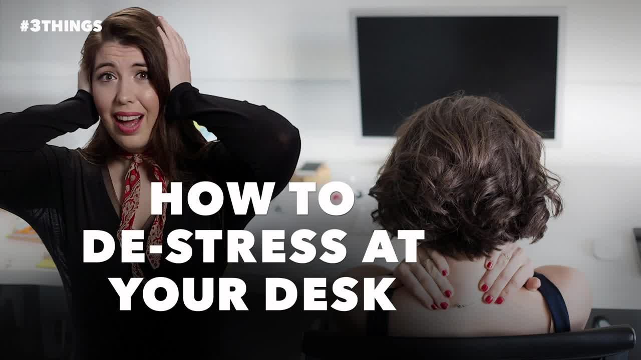 3 Stress-Busting Relaxation Exercises You Can Do Anywhere (60-Second Video)