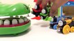 Giant Croc Eat Snake & Centipede Toy Monster Insect Tayo bus Garage Thomas & Chuggington & Cars