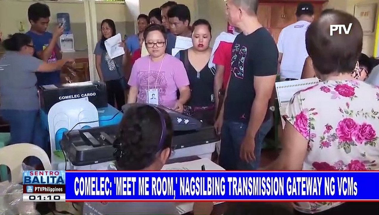 Comelec: 'Meet-me room,' nagsilbing transmission gateway ng VCMs