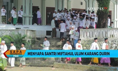 Menyapa Santri Miftahul Ulum Karang Durin