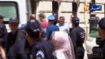 العاصمة: لحظة وصول علي حداد إلى محكمة سيدي محمد