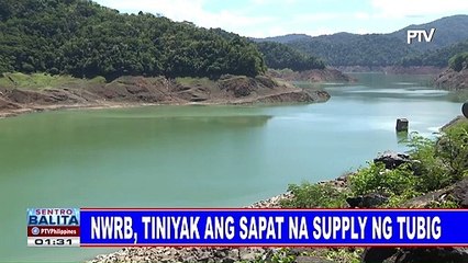 NWRB, tiniyak ang sapat na supply ng tubig