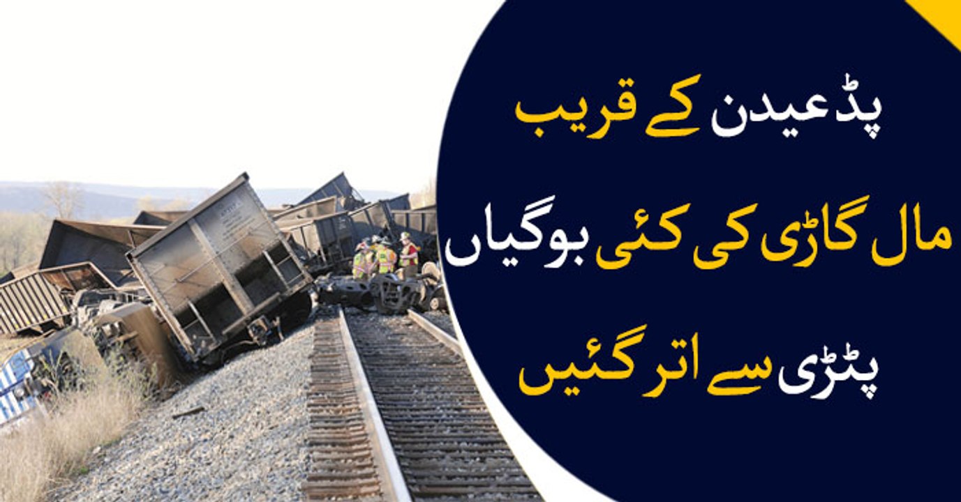 Freight train derails near Padidan