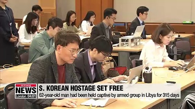 S. Korean hostage in Libya freed after 315 days held captive: Blue House