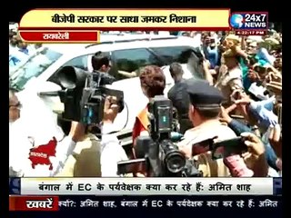 गुरदास पूर में प्रियंका गांधी ने रोड शो कर सूनील जाखड़ के लिए मांगे वोट