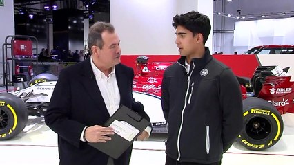 Entrevista al piloto Juan Manuel Correa en Automobile Barcelona