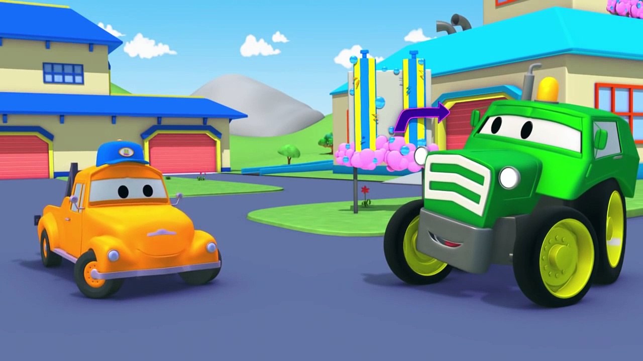 Tom the Tow Truck's Car Wash and his Friends in Car City | Truck cartoons for kids
