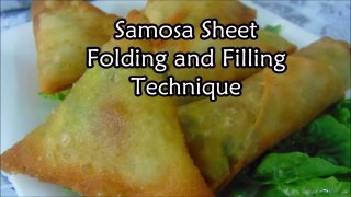 How to fold Samosa perfectly - Samosa Sheets Folding - Ramzan Special