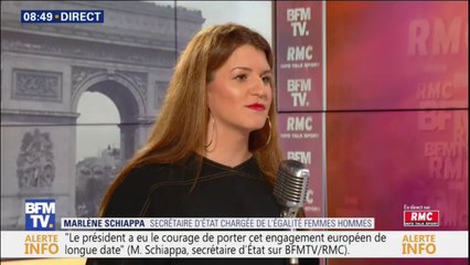 Скачать видео: Marlène Schiappa fustige ceux qui déculpabilisent les féminicides