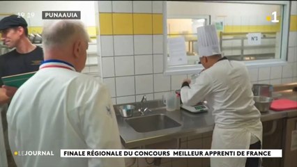 Alain Poiliver meilleur apprenti de France pâtissier