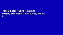 Full E-book  Public Relations Writing and Media Techniques, Books a la Carte  Best Sellers Rank :