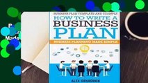 Business Plan Template and Example: How to Write a Business Plan: Business Planning Made Simple
