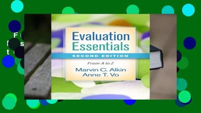 Full version Evaluation Essentials: From A to Z For Kindle