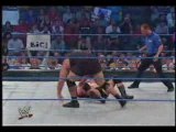 Brock Lesnar vs Big Show WWE Championship (ring collapse)