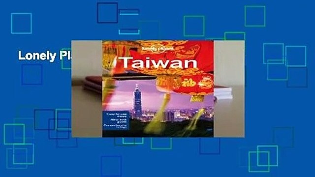 Lonely Planet Taiwan For Kindle