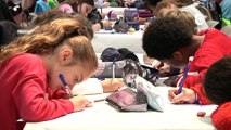 Reportage - Dictée géante pour les élèves de Voiron