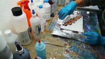 Acrylic Fluid Art: Repurposing An Unwanted Painting