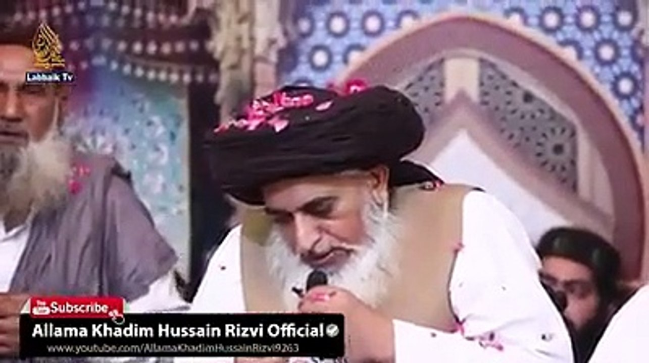 رہائی کے بعد مکمل خطاب ۔۔۔قائد ملت اسلامیہ  امیر المجاھدین علامہ حافظ خادم حسین رضوی صاحب ۔۔۔