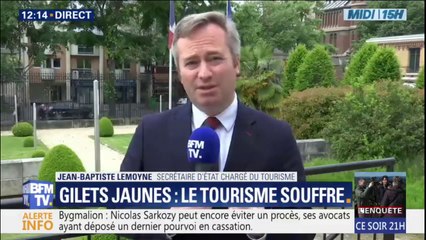 Gilets jaunes: le secrétaire d'État chargé du Tourisme note un "redressement" en mars et en avril