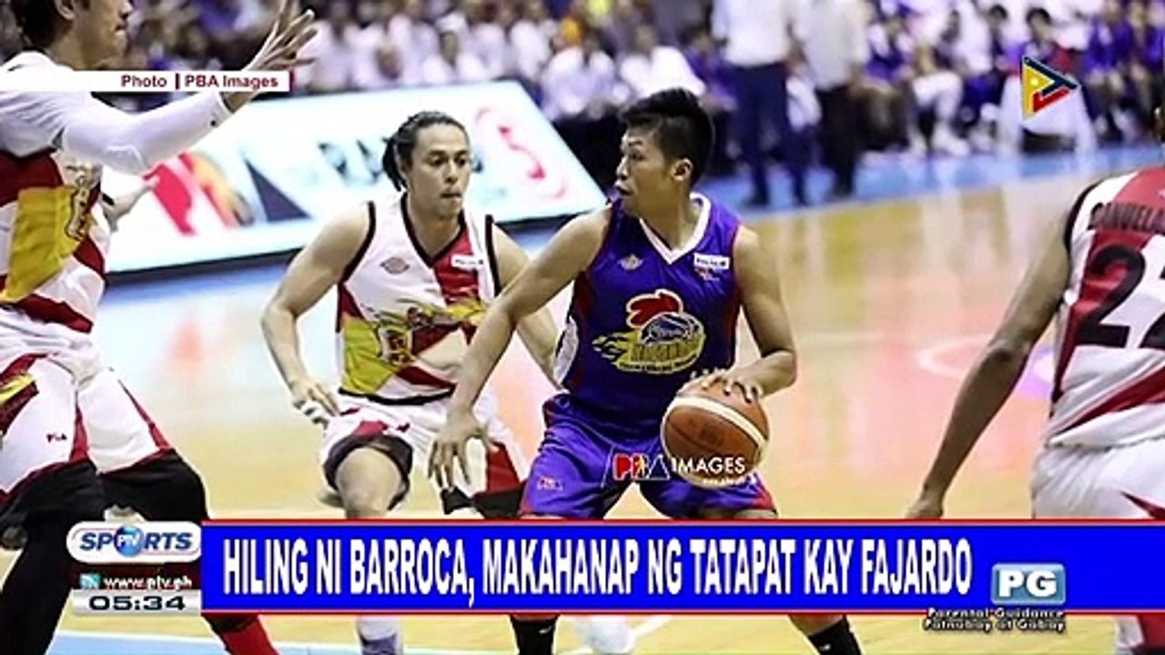 SPORTS BALITA: Hiling ni Barroca, makahanap ng tatapat kay Fajardo