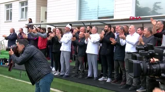 Spor Galatasaray'da Sinan Gümüş İdmanı Yarıda Bıraktı