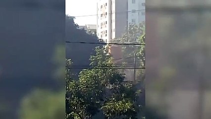 Internauta reclama de queima de lixos com frequência na Rua Visconde de Guarapuava