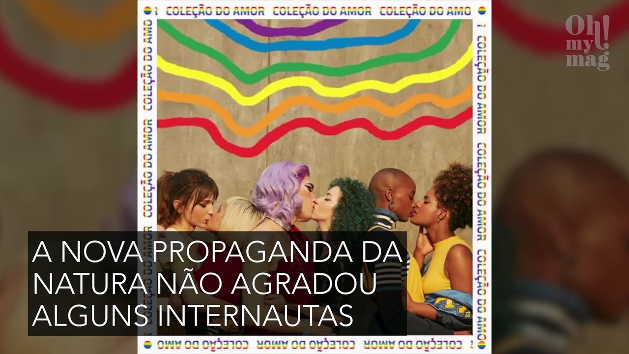 Após propaganda com beijo lésbico, internautas pedem boicote da Natura