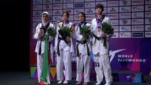 İranlı kadın sporcu Dünya Tekvando Şampiyonası'nda madalya kazandı