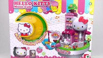 Hello Kitty Music Cafe Building Blocks Toy Unboxing and Speed Build