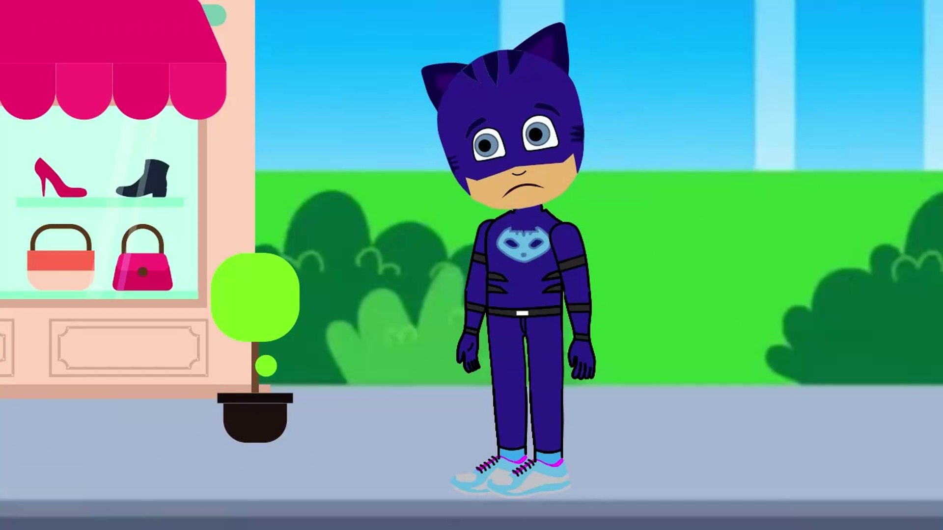 PJ MASK Shopping Clothes with Catboy Cartoon Animation for Girls - video  Dailymotion