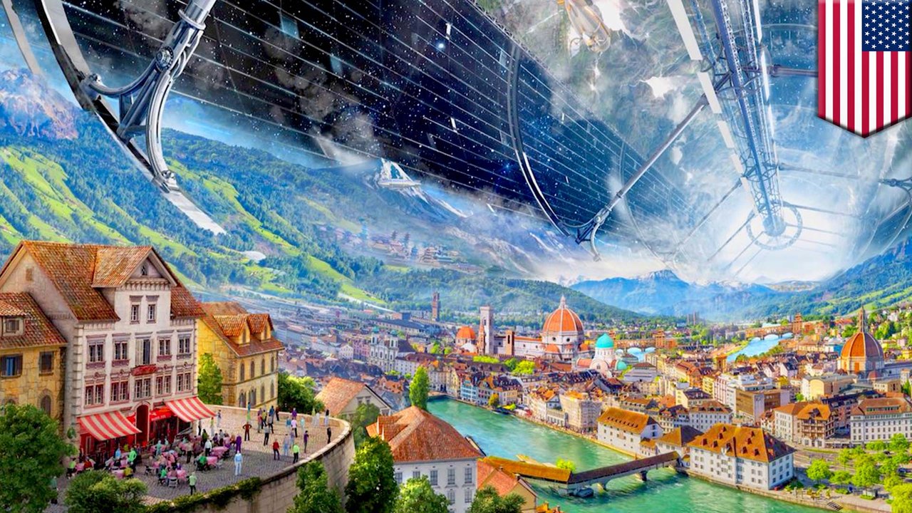 Humans in space: Jeff Bezos unveils space colony vision