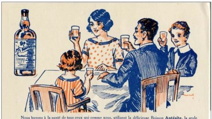 Une des publicités radio d'Antésite dans les années 50