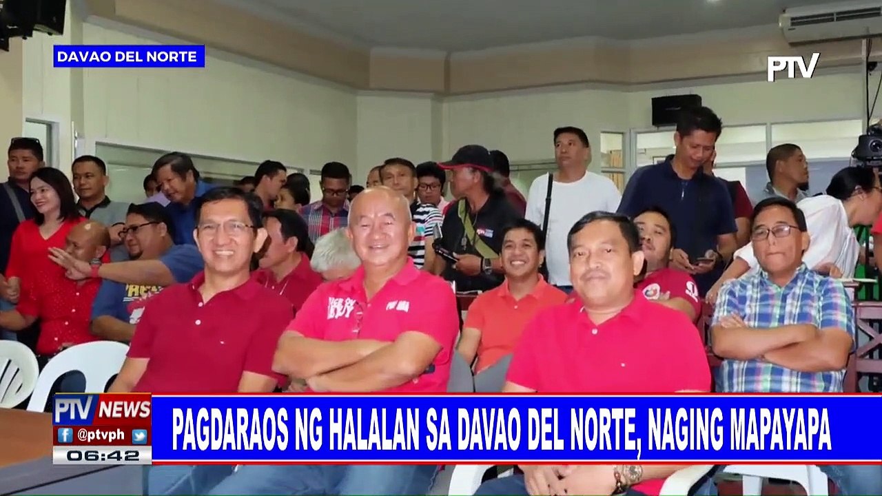 Pagdaraos ng halalan sa Davao del Norte, naging mapayapa