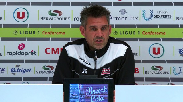 Le point presse de Jocelyn Gourvennec avant Guingamp - Nîmes